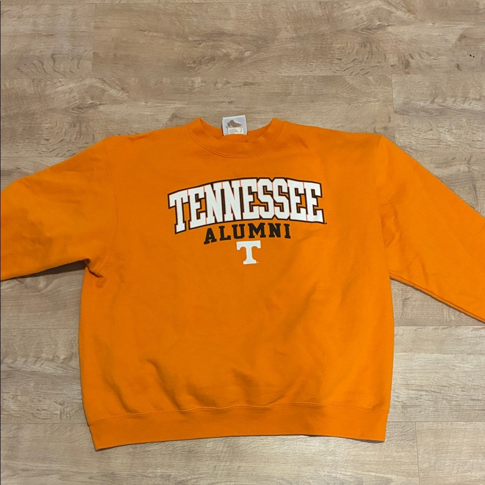 Champion Orange Tennessee Alumni Crewneck Sweater